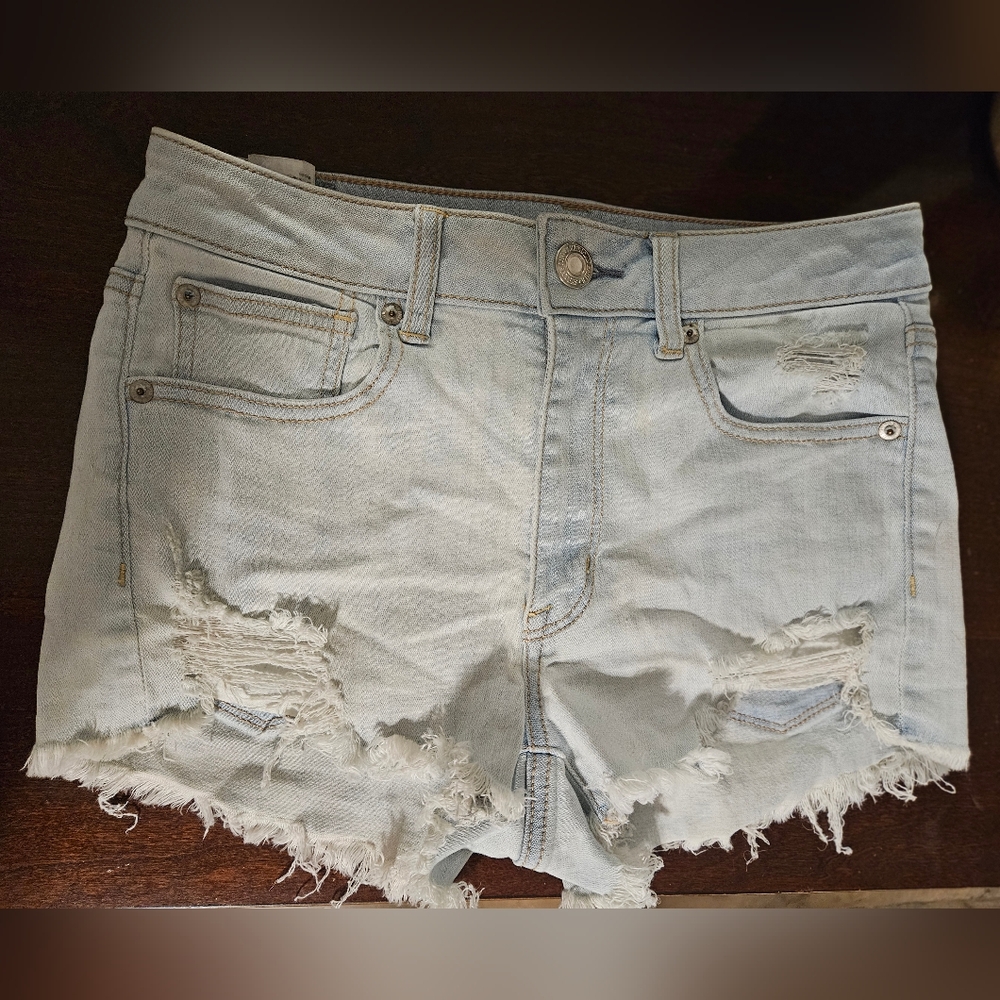 American Eagle Outfitters Light Blue Denim Shorts